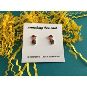 Baseball Charlie Brown Post Earrings - Hypoallergenic - Peanuts Gang